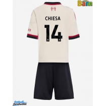 Liverpool Federico Chiesa #14 Bortedraktsett Barn 2025-26 Kortermet (+ Korte bukser)